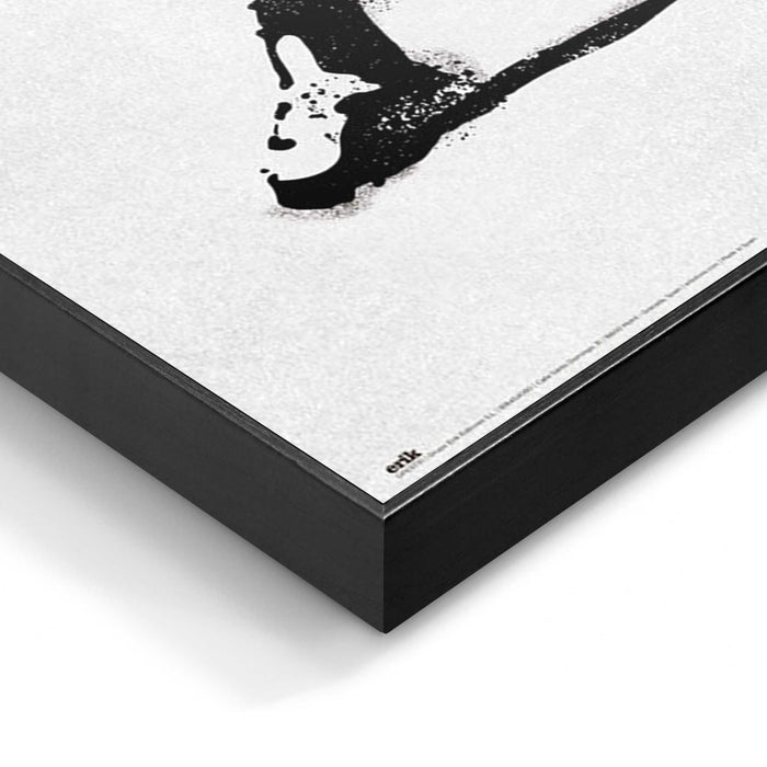 Reinders - Banksy Flower Bomber - Schilderij 90x60cm Zwart