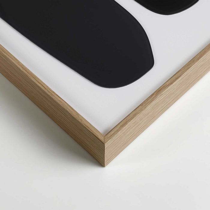 Reinders - Black Duo - Relief Art Schilderij 70x50cm Hout