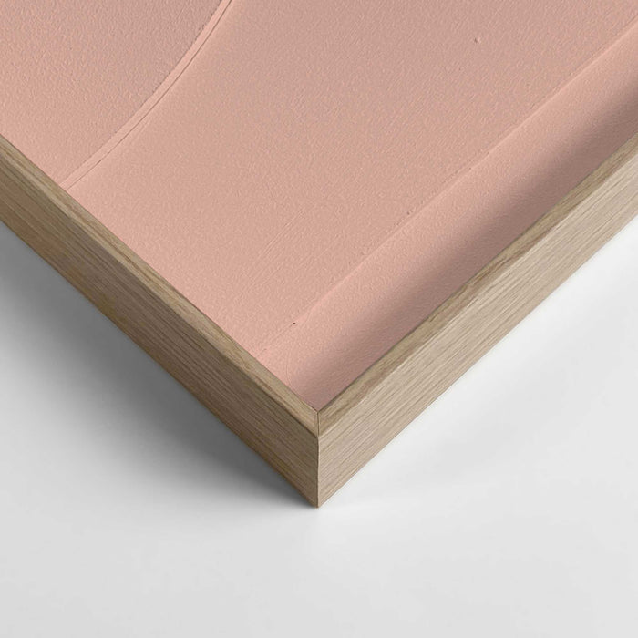 Reinders - Puzzeled Relief Art Schilderij - 70 x 50 cm - Terra Pink