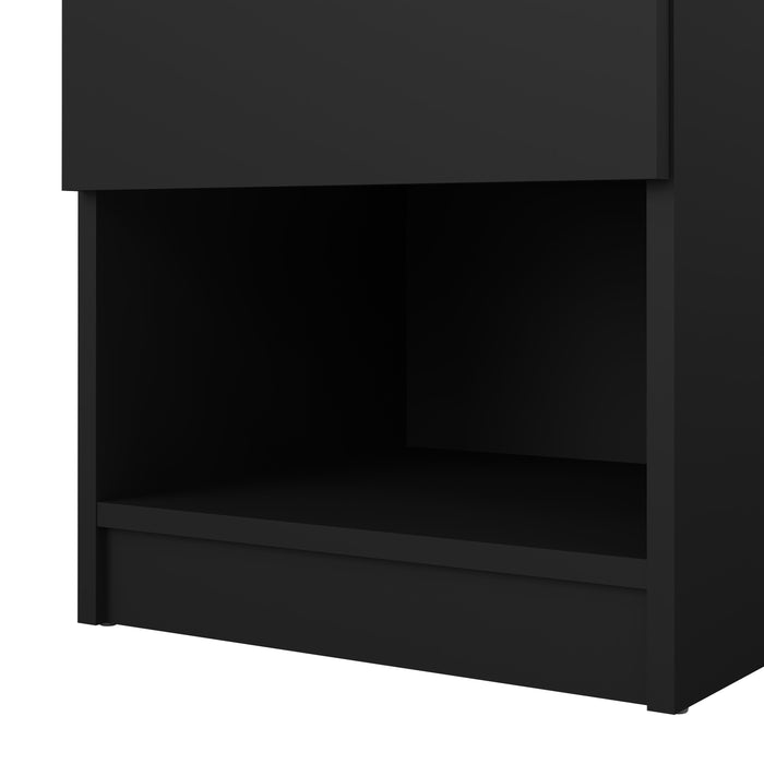 by fonQ basic Slide Nachtkastje - 1 lade - Matzwart