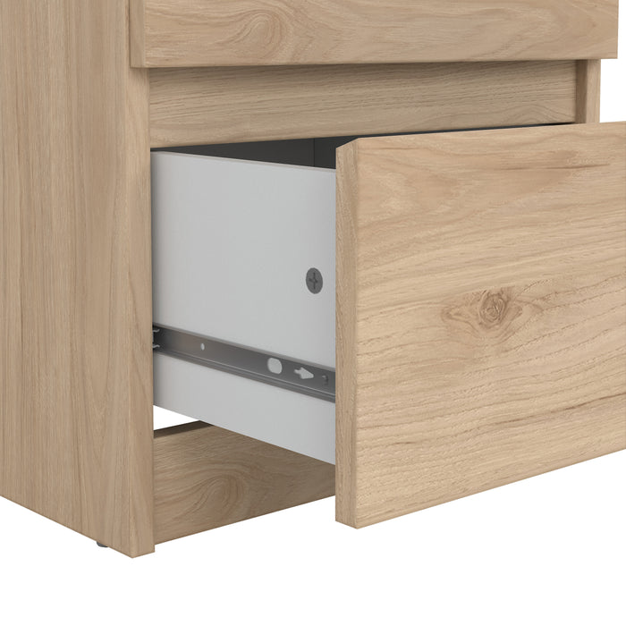 by fonQ basic Slide Nachtkastje - 2 lades - Bruin