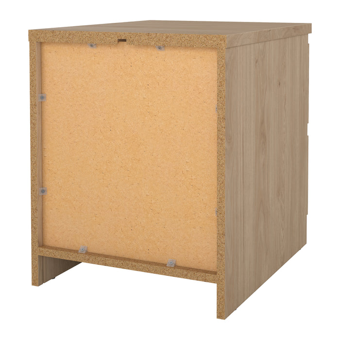 by fonQ basic Slide Nachtkastje - 2 lades - Bruin