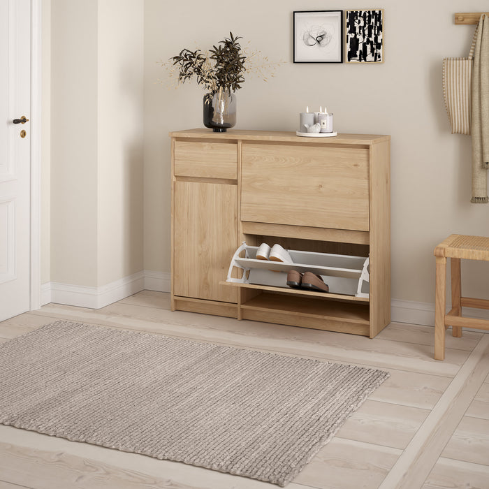 by fonQ basic Slide Schoenenkast - Bruin