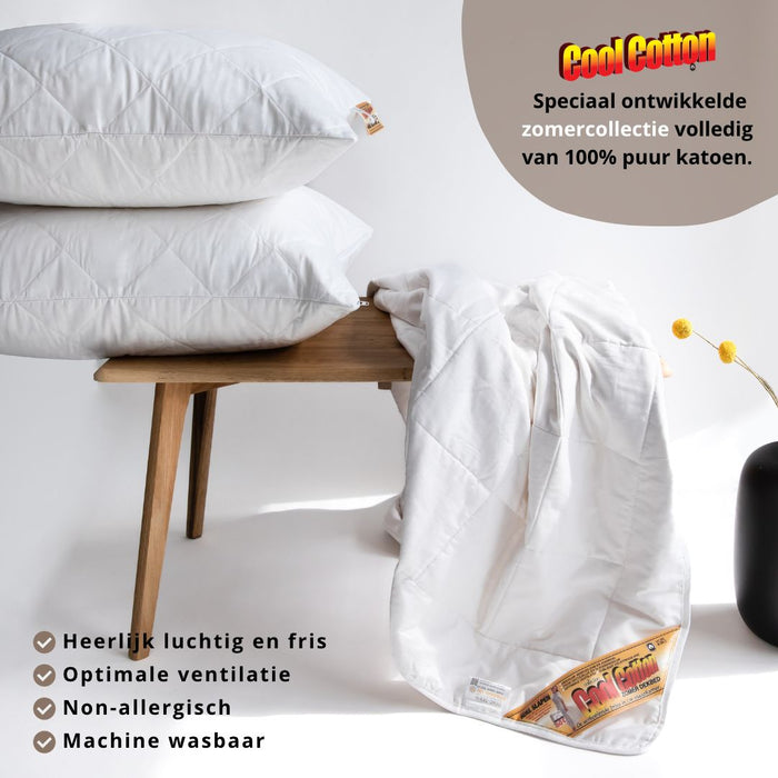Cool Cotton - 100% Katoenen Zomerdekbed - 260x220cm