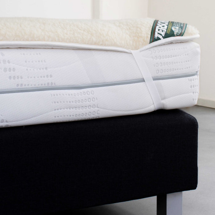 Terschellinger Wolweelde - Zuiver Wollen Matrasoplegger - 160 x 210