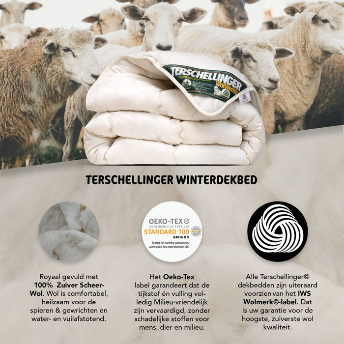 Terschellinger Wolweelde - Wollen - Winter Dekbed - 240x200cm