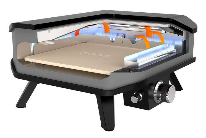 Cozze - Pizza Oven Gas 17 Inch met Pizzasteen 30 Mbar 5.0 KW