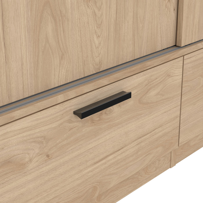 by fonQ basic Slim Kledingkast - B 121,2 - Eiken