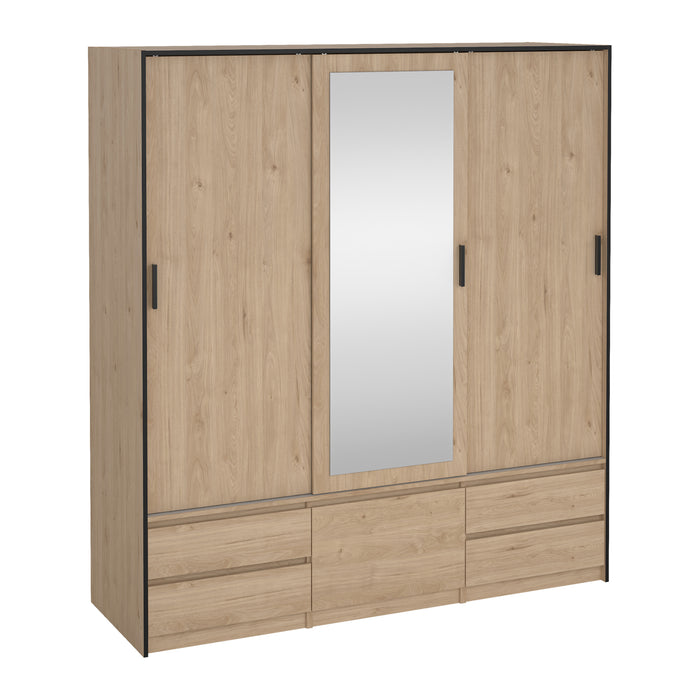 by fonQ basic Slim Kledingkast - B 181,4 - Eiken