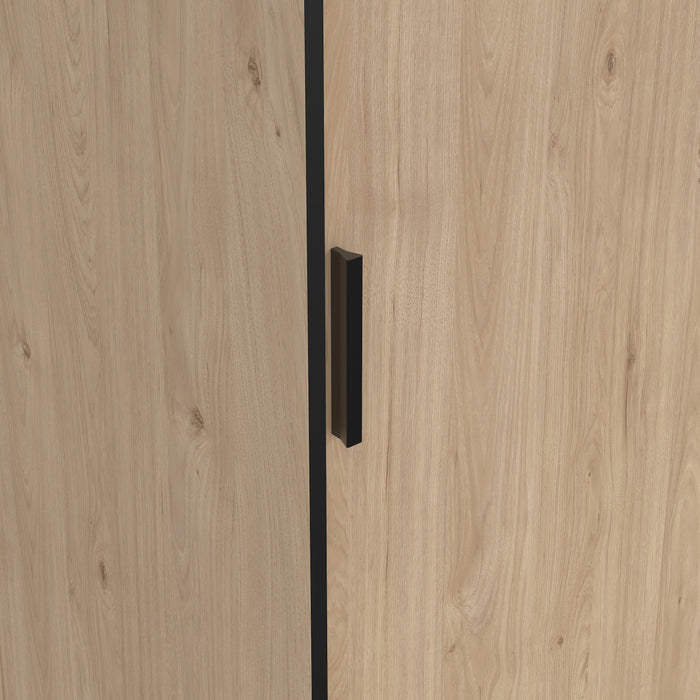 by fonQ basic Slim Kledingkast - B 181,4 - Eiken