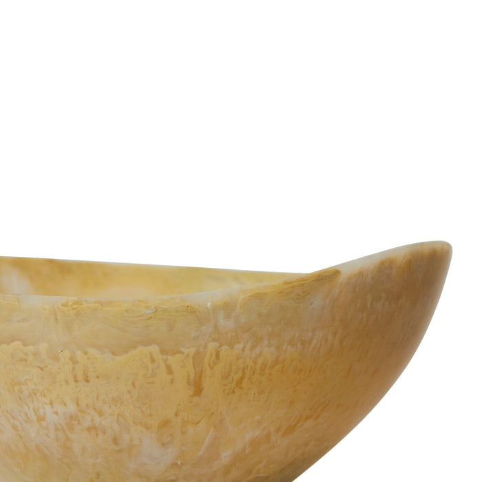 HKliving Patio Schaal Ø 22,5 cm - Mustard