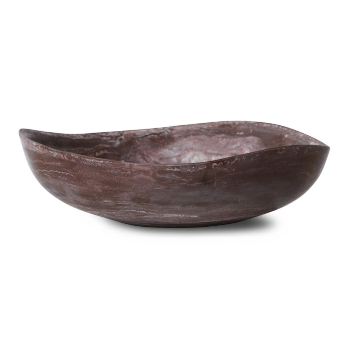 HKliving Patio Schaal Ø 28 cm - Burgundy