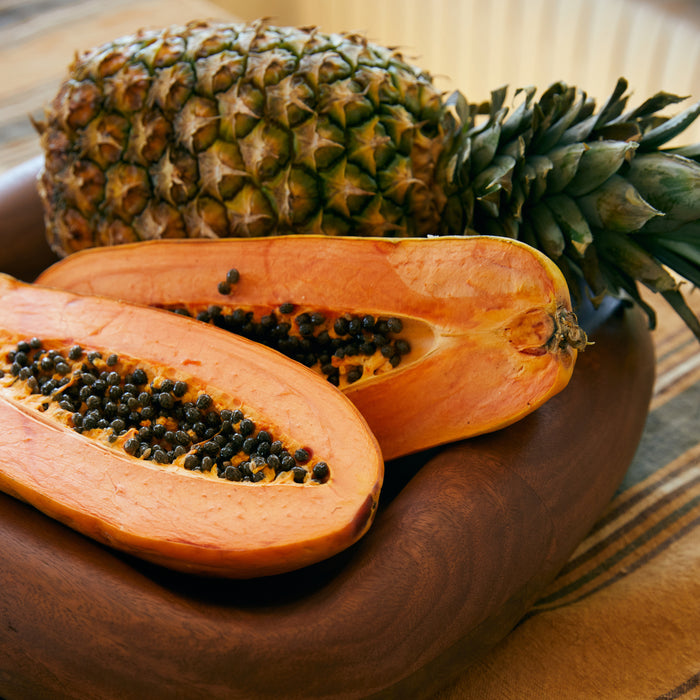 HKliving Wooden Fruitschaal