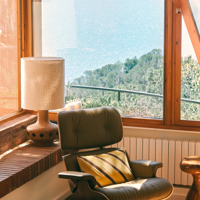 HKliving Bouclé Lampenkap Ø 38 cm - Low - Naturel