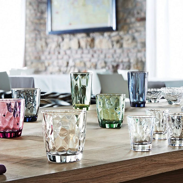 Bormioli Rocco Waterglazen Diamond - Paars - 390 ml - 6 stuks