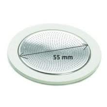 Bialetti ALU Filterplaatje + 3 rubber ringen 6 kops