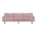 HKliving Retro Sofa 4-zitsbank - Wise Blossom