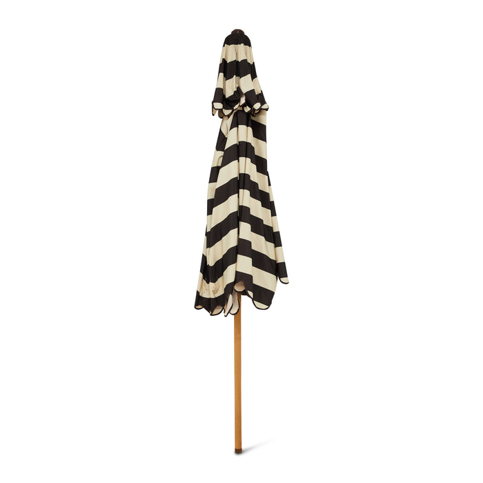 HKliving Striped Patio Parasol - Stracciatella