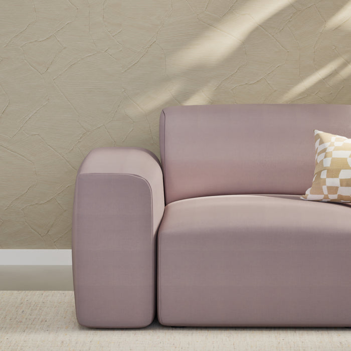 NADUVI Collection Nina Hoekbank Rechts - Velvet - Lila