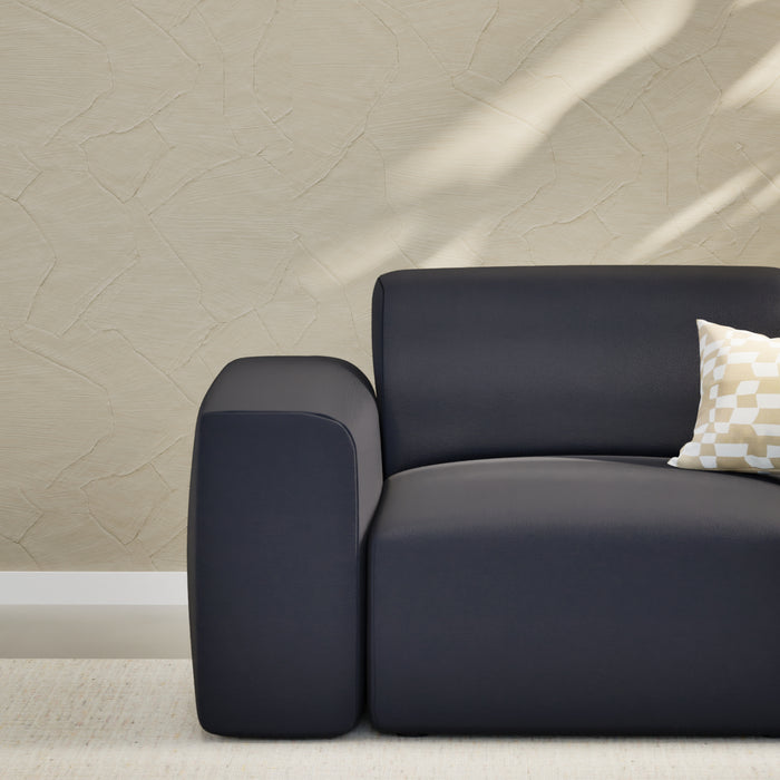 NADUVI Collection Nina Hoekbank Links - Velvet - Marineblauw