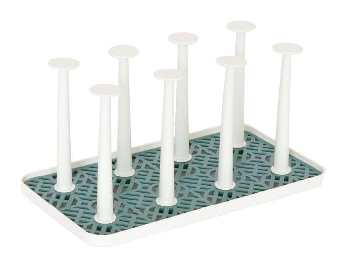 Sareva Afdruiprek Glazen | Flessendroger - Wit - 8 glazen