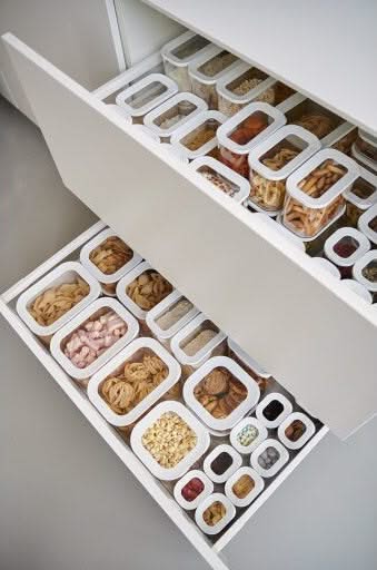 Starterset bewaardoos Modula 9-delig - wit