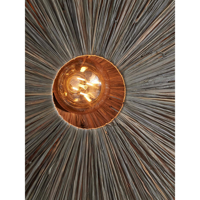 GOOD&MOJO Wandlamp Panama - Donker grijs - 65x7x65cm