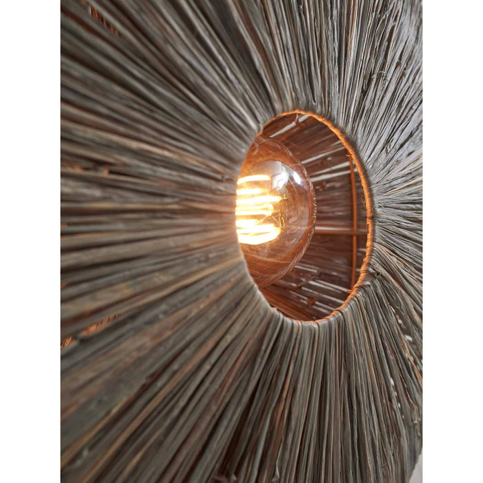 GOOD&MOJO Wandlamp Panama - Donker grijs - 65x7x65cm