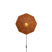 GOOD&MOJO Wandlamp Panama - Bruin - 45x7x45cm