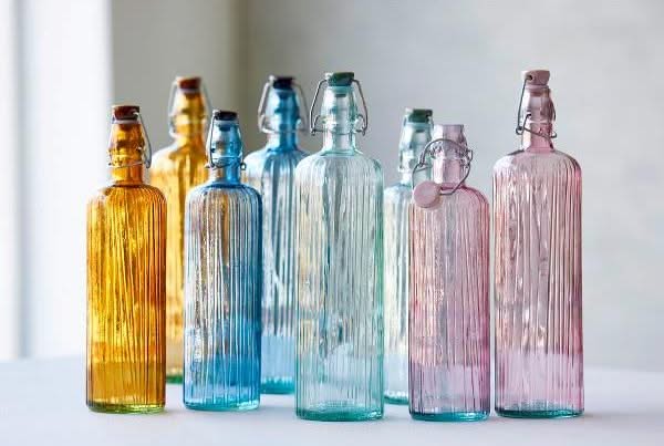 Bitz Beugelfles | Weckfles Kusintha - Blauw - 750 ml