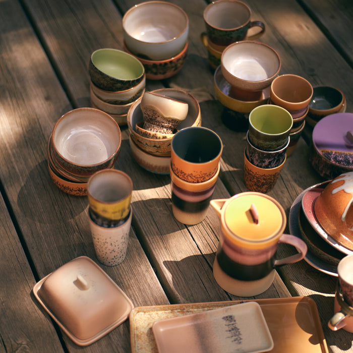 HKliving 70's Cake Tray - Sunbeam