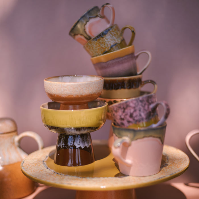 HKliving 70's Ceramics Tapas Schaal Ø 12,5 cm - Creek