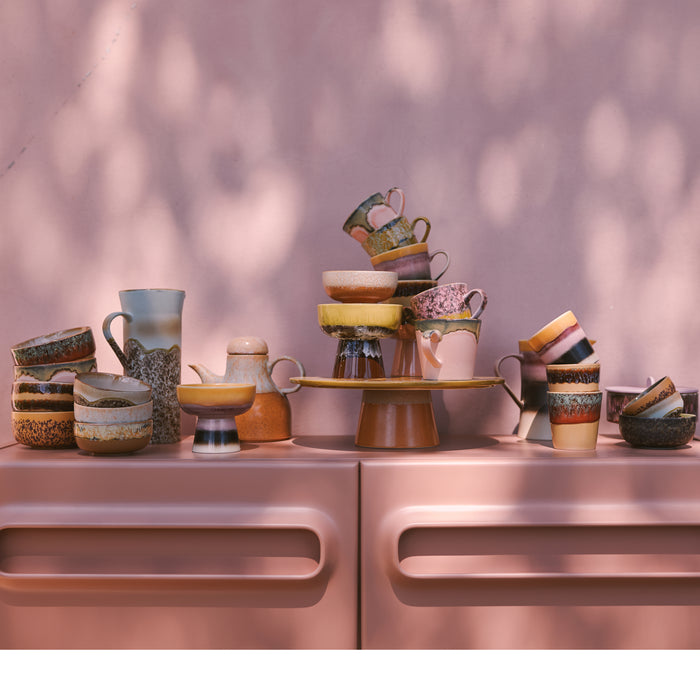 HKliving 70's Ceramics Tapas Schaal Ø 11 cm - Dunes