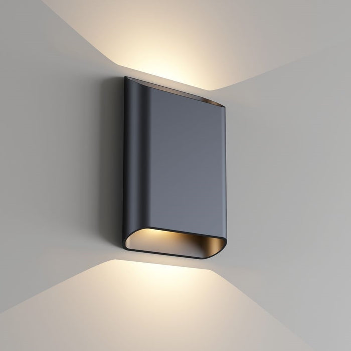 Artdelight Wandlamp Diaz-L Zwart Led 2 x 6Watt IP65