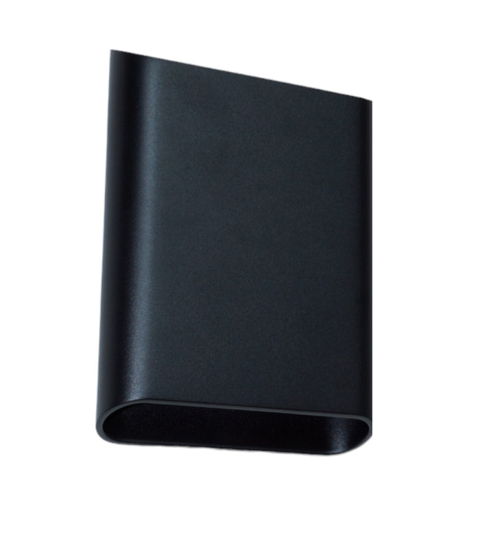 Artdelight Wandlamp Diaz-L Zwart Led 2 x 6Watt IP65