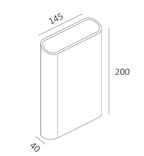 Artdelight Wandlamp Diaz-L Gun Metal Led 2 x 6Watt