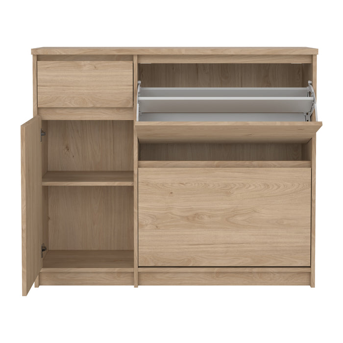 by fonQ basic Slide Schoenenkast - Bruin