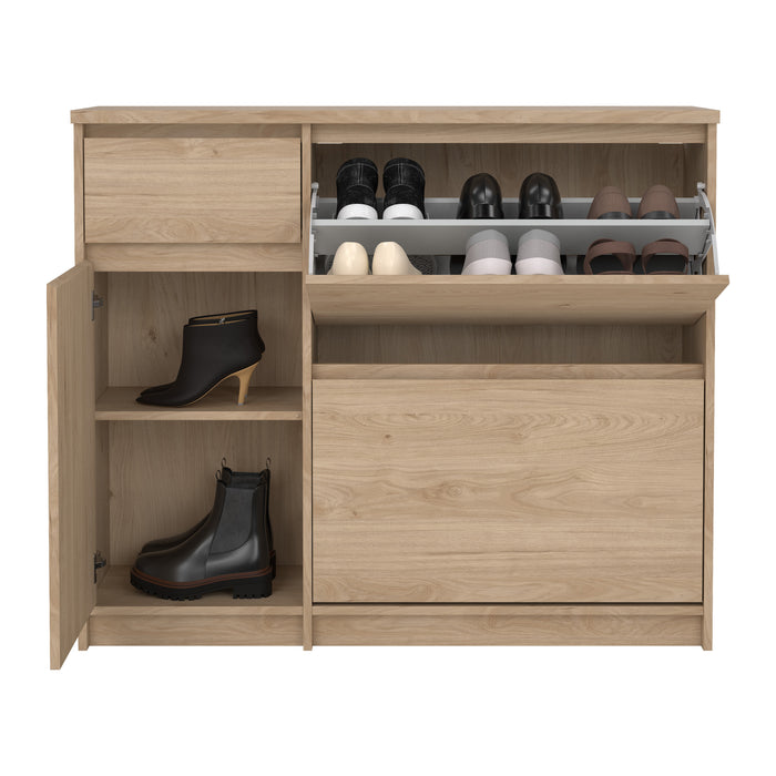 by fonQ basic Slide Schoenenkast - Bruin