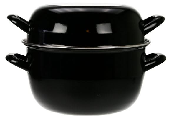 Cosy & Trendy Mosselpan - Zwart - ø 24 cm | 5 liter
