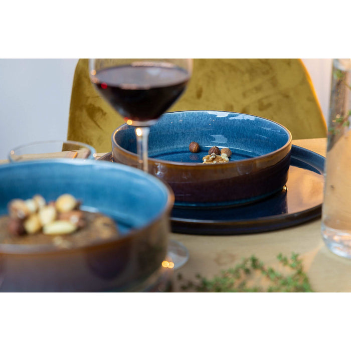 Cosy & Trendy Diep Bord Quintana Blue ø 23 cm