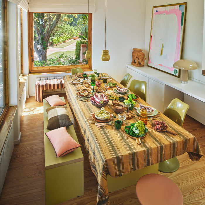 HKliving Ceramic Bulb Hanglamp - Mustard