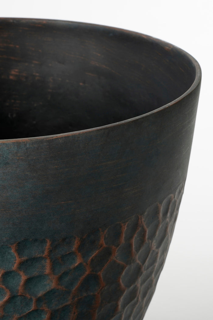 Mica Decorations Bravo Bloempot - H26 x Ø30,5 cm - Groen