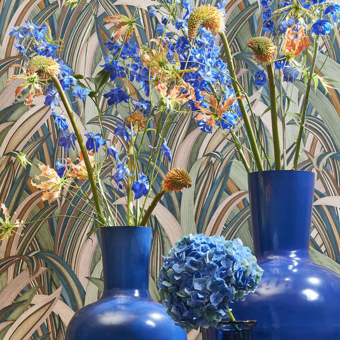 Mica Decorations Dara Vaas - H42 x Ø28 cm - Blauw