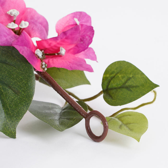 Mica Decorations Bougainvillea Kunstslinger - L180 cm - Donkerroze