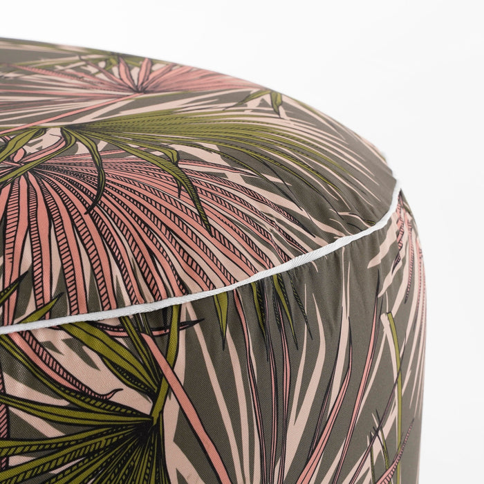 Mica Decorations Nuno Opblaasbare Poef - H37 x Ø80 cm - Groen