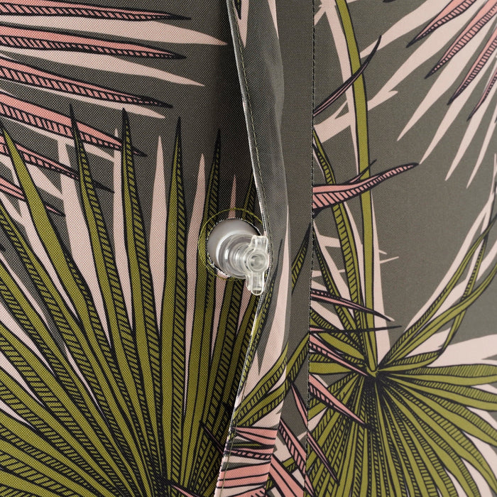 Mica Decorations Nuno Opblaasbare Poef - H37 x Ø80 cm - Groen