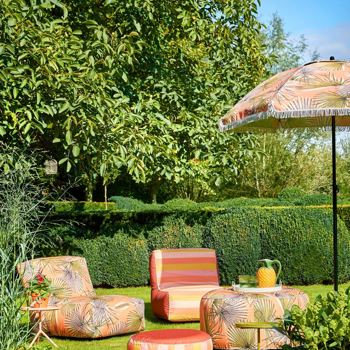 In The Mood Collection Parasol Palmbladeren - H238 x Ø220 cm - Oranje