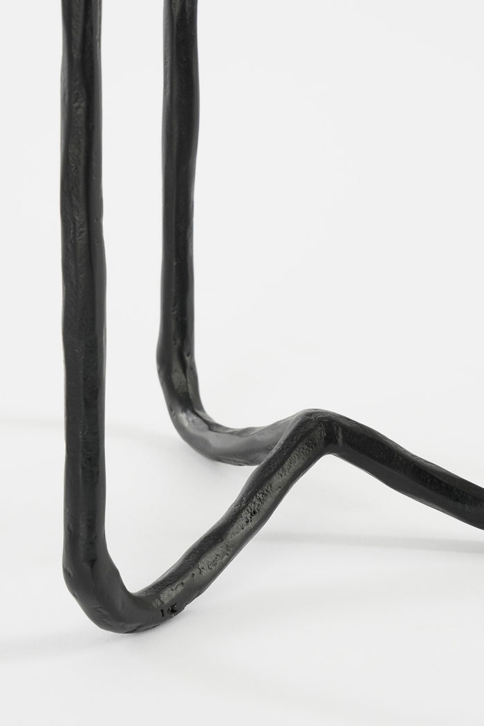 Mica Decorations Christy Kandelaar - L17 x B18 x H34 cm - Zwart