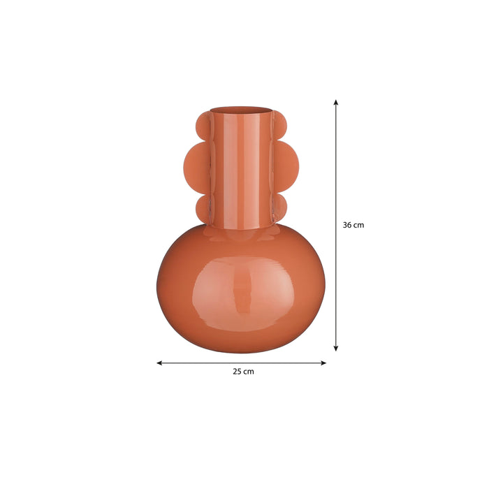 Mica Decorations Boyd Vaas - H36 x Ø25 cm - Terra