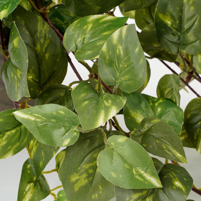 Mica Decorations Scindapsus Kunst Hangplant - H45 x Ø25 cm - Groen